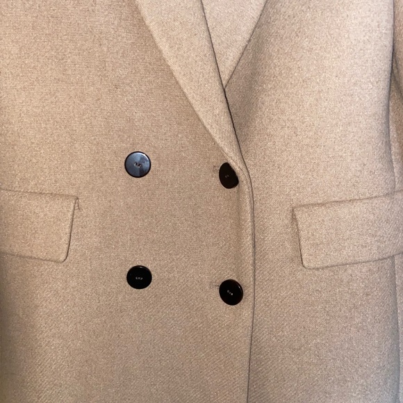 Mango Double-Breasted Wool Coat - Picture 11 of 14